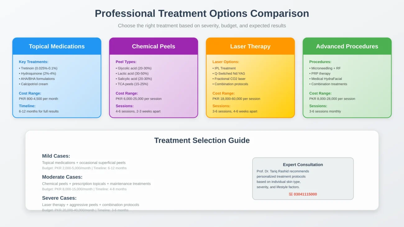 treatment options for dark under arms