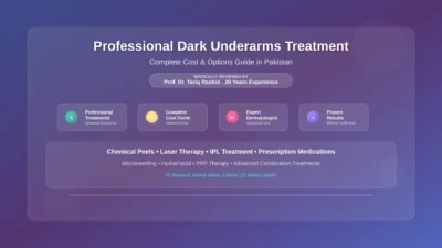 professional treatment for dark under arms