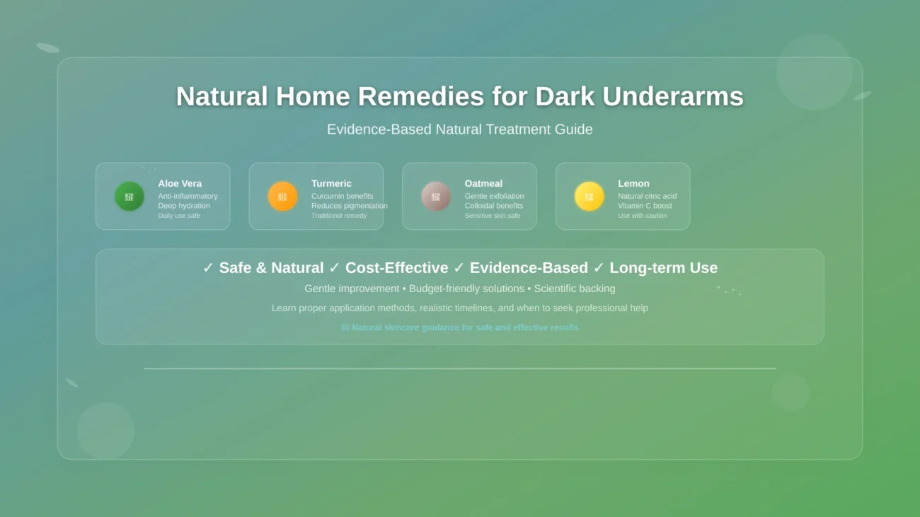 home remedies for dark neck and under arm