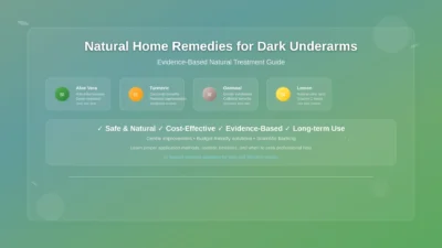 home remedies for dark neck and under arm