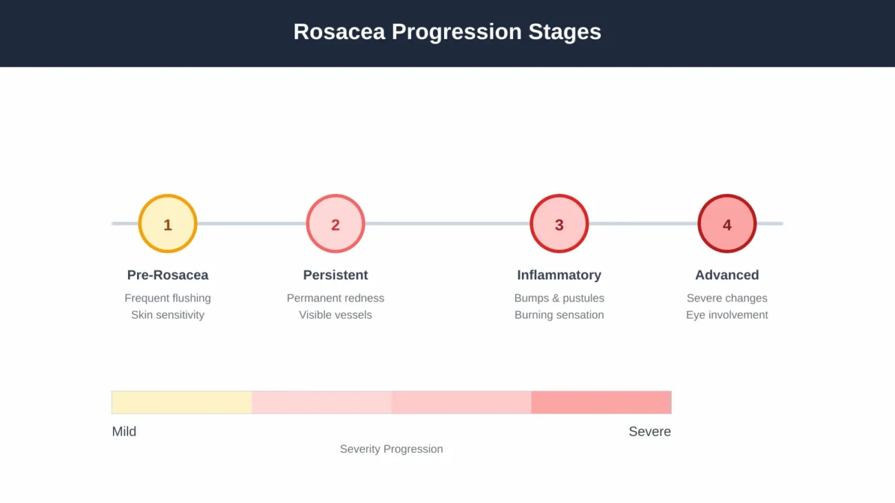rosacea stages