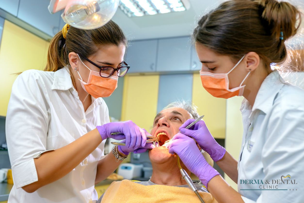 surgical tooth extraction